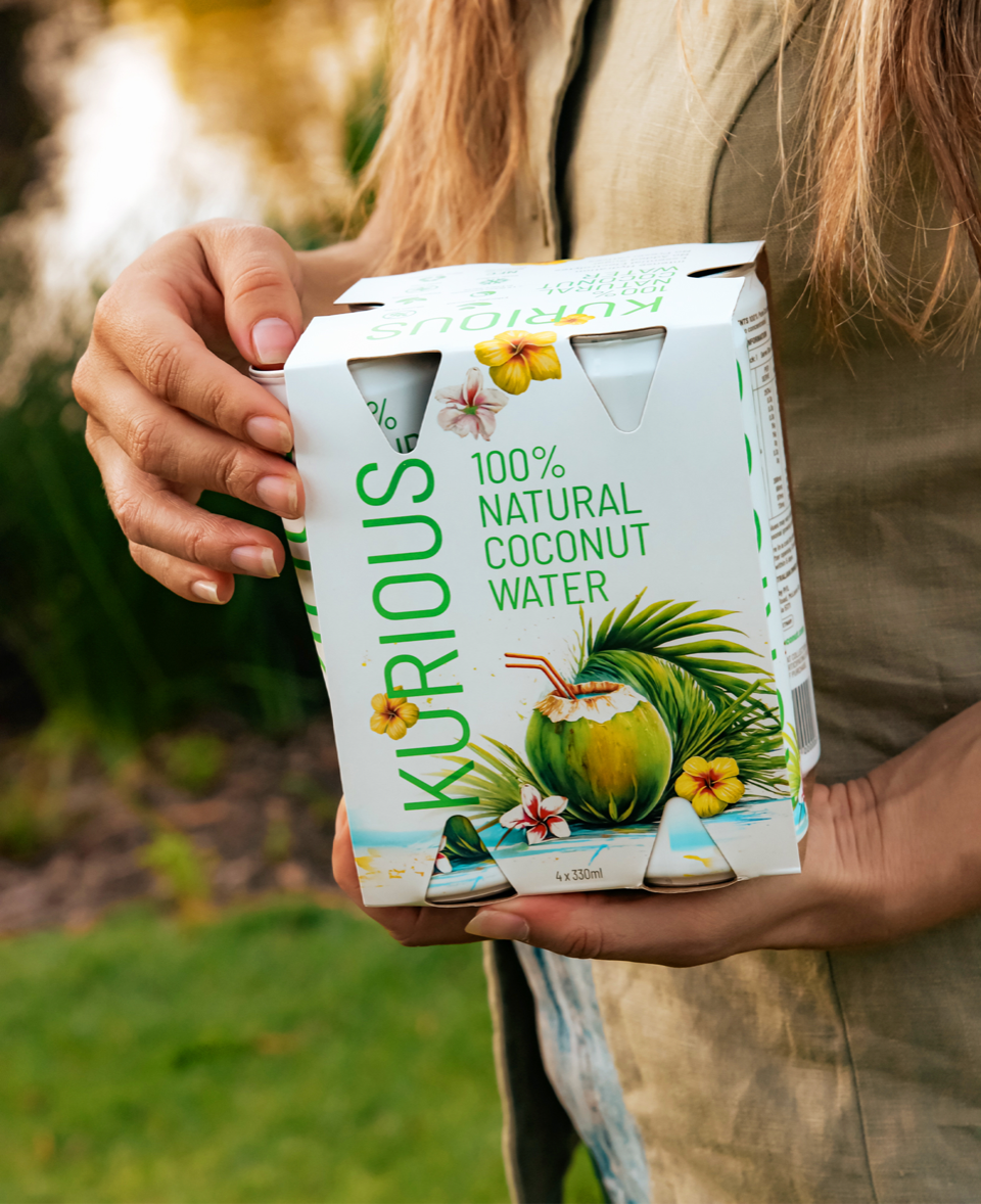 KURIOUS Coconut 320ml Can (24-Pack Carton)