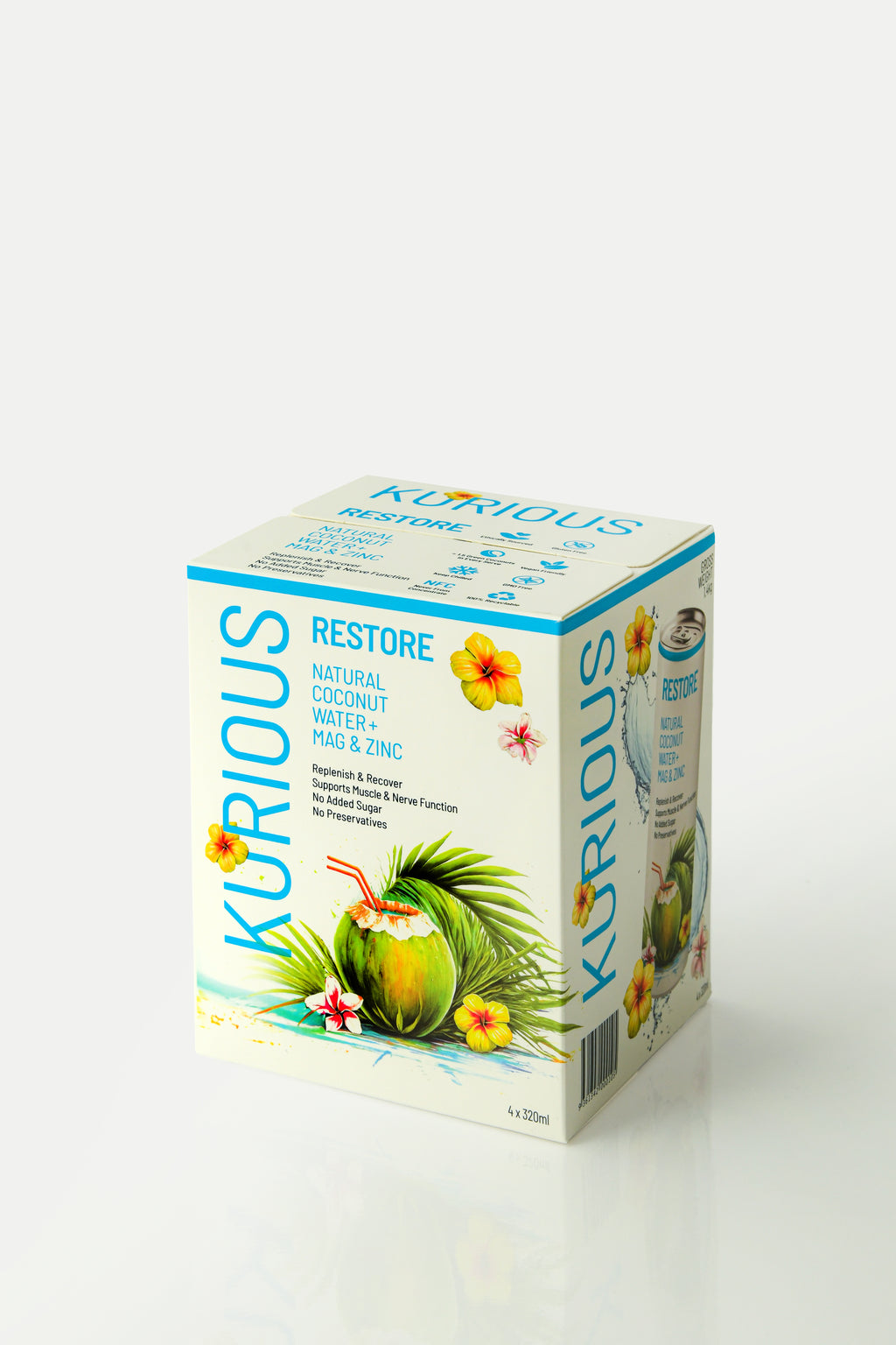 KURIOUS Restore 320ml Can (24-Pack Carton)