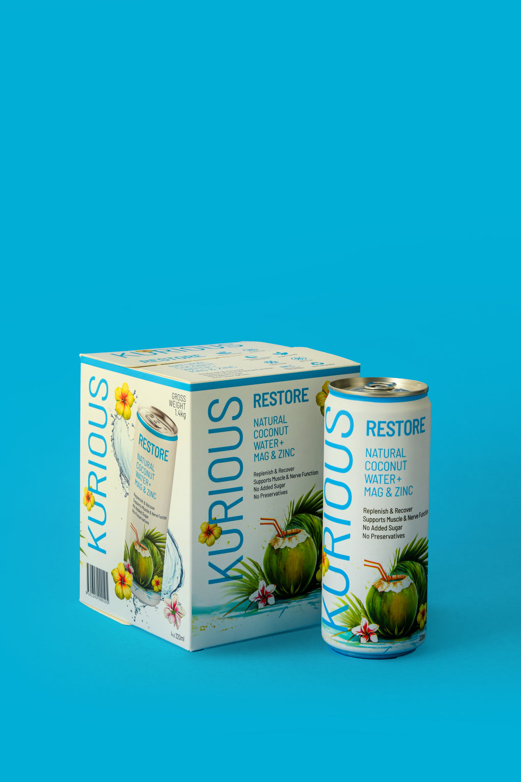 KURIOUS Restore 320ml Can (24-Pack Carton)